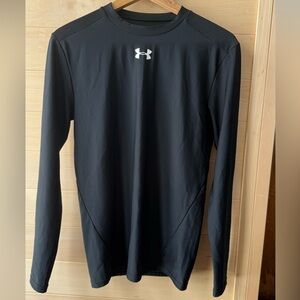 LG Men’s Black Long-Sleeve Performance Tee with White Logo